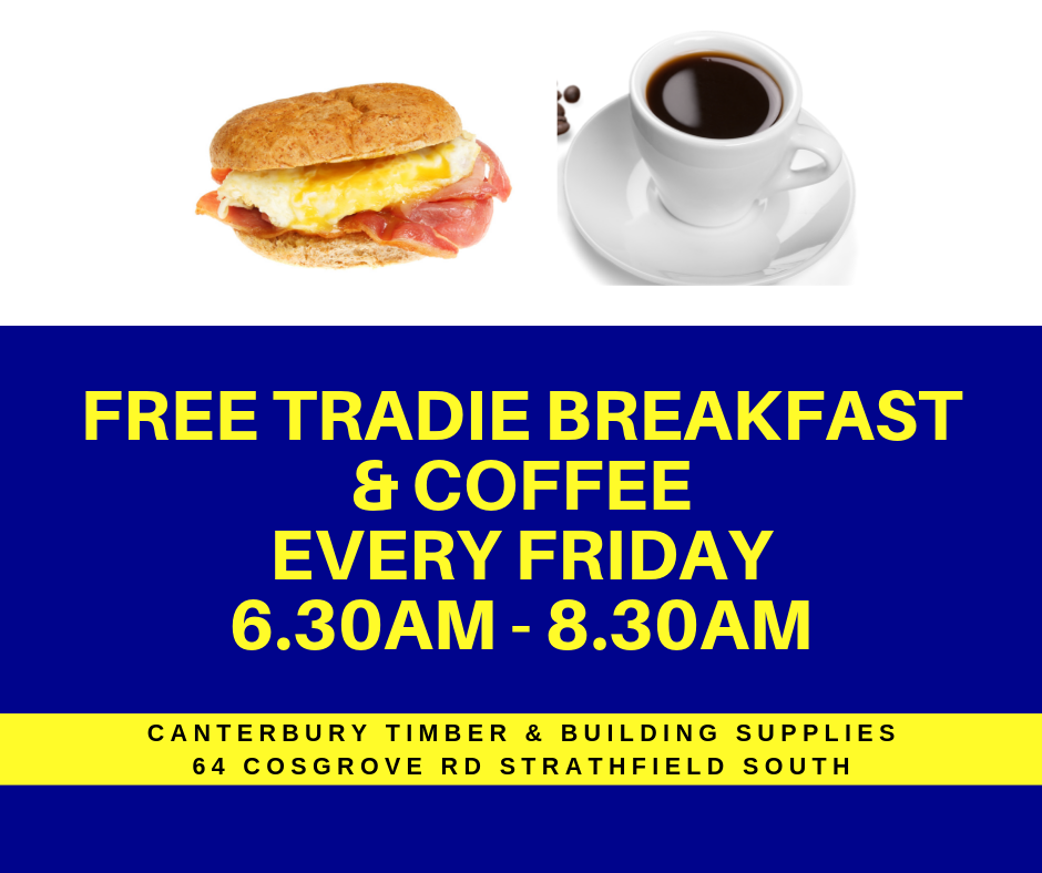 Tradie Breakfasts – July 2019