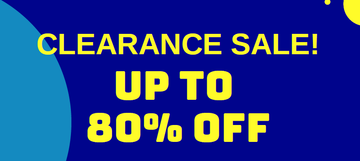 Clearance Sale – Up to 80% Off!