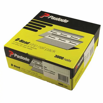 Buy online Paslode 75 x 3.06mm Pneumatic D-Head Bright Framing Nails - 3000 Pack from Canterbury Timbers and Building Supplies