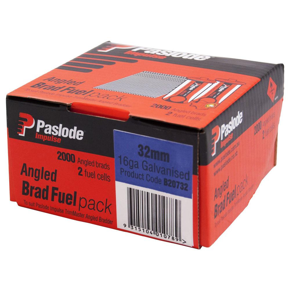 Paslode Angled 32mm Gal Brad Nails 2000 Pack