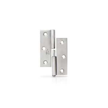 Lift-Off Zinc Plated 100x75x1.6 Left-Hand Butt Hinge