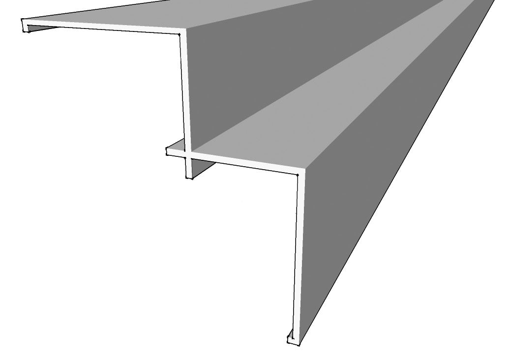 Canterbury Timber Buy Timber Online  Weathertex Small Internal Aluminium Corner 3660mm 55907