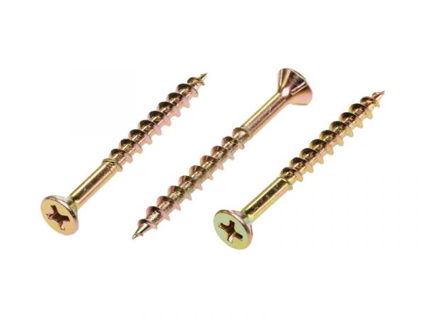 Buy online Zinc Plated Chipboard Screws 8g x 35mm - Pack of 100 from Canterbury Timbers and Building Supplies