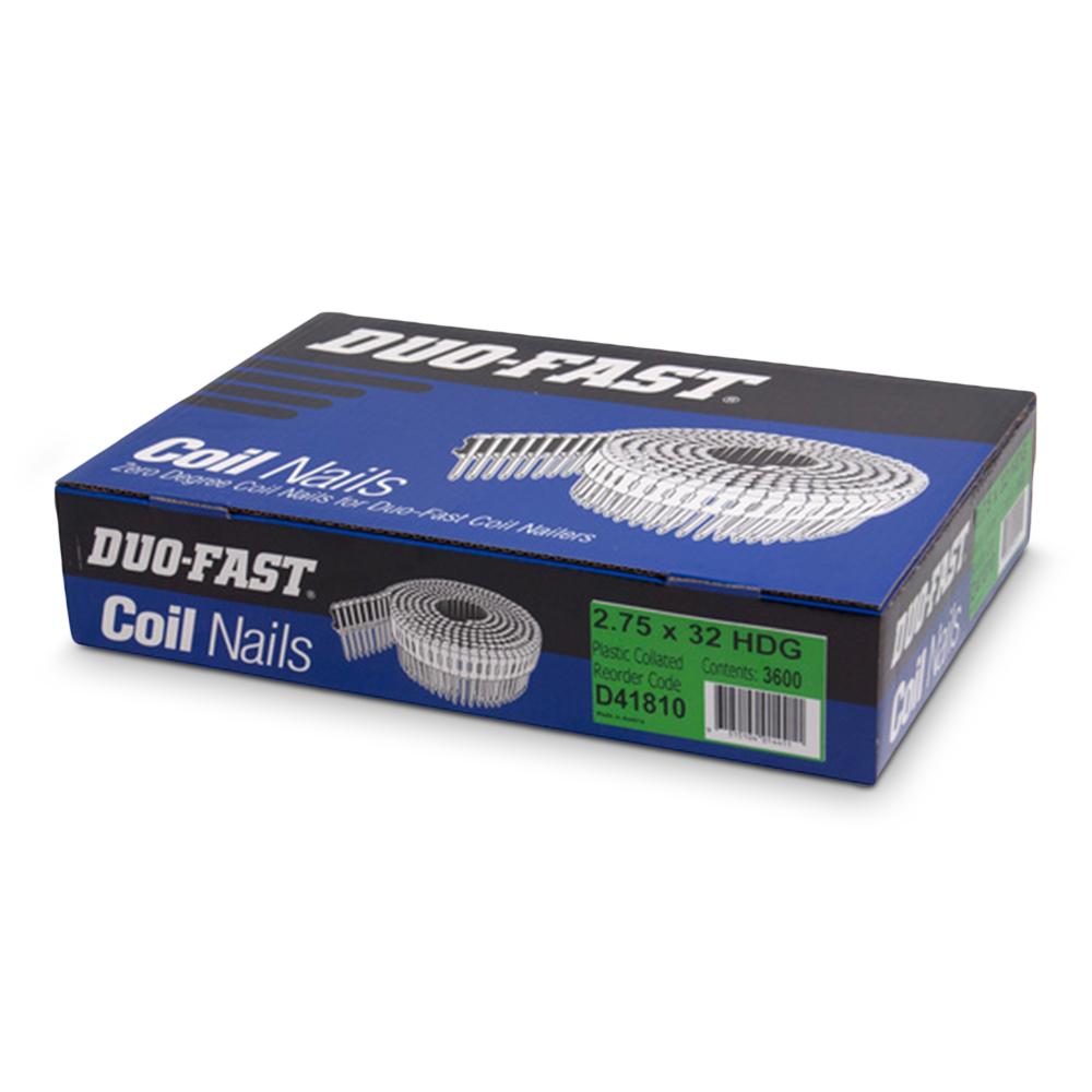 Paslode Duo-Fast 32 x 2.7 Smooth HDG Coil Nails