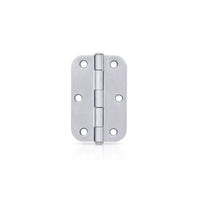 Radius Chrome Plated 89x60x1.6 Fixed Pin Butt Hinge