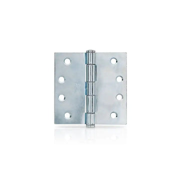 Zinc Plated Fixed Pin Butt Hinge 100x100x2.5