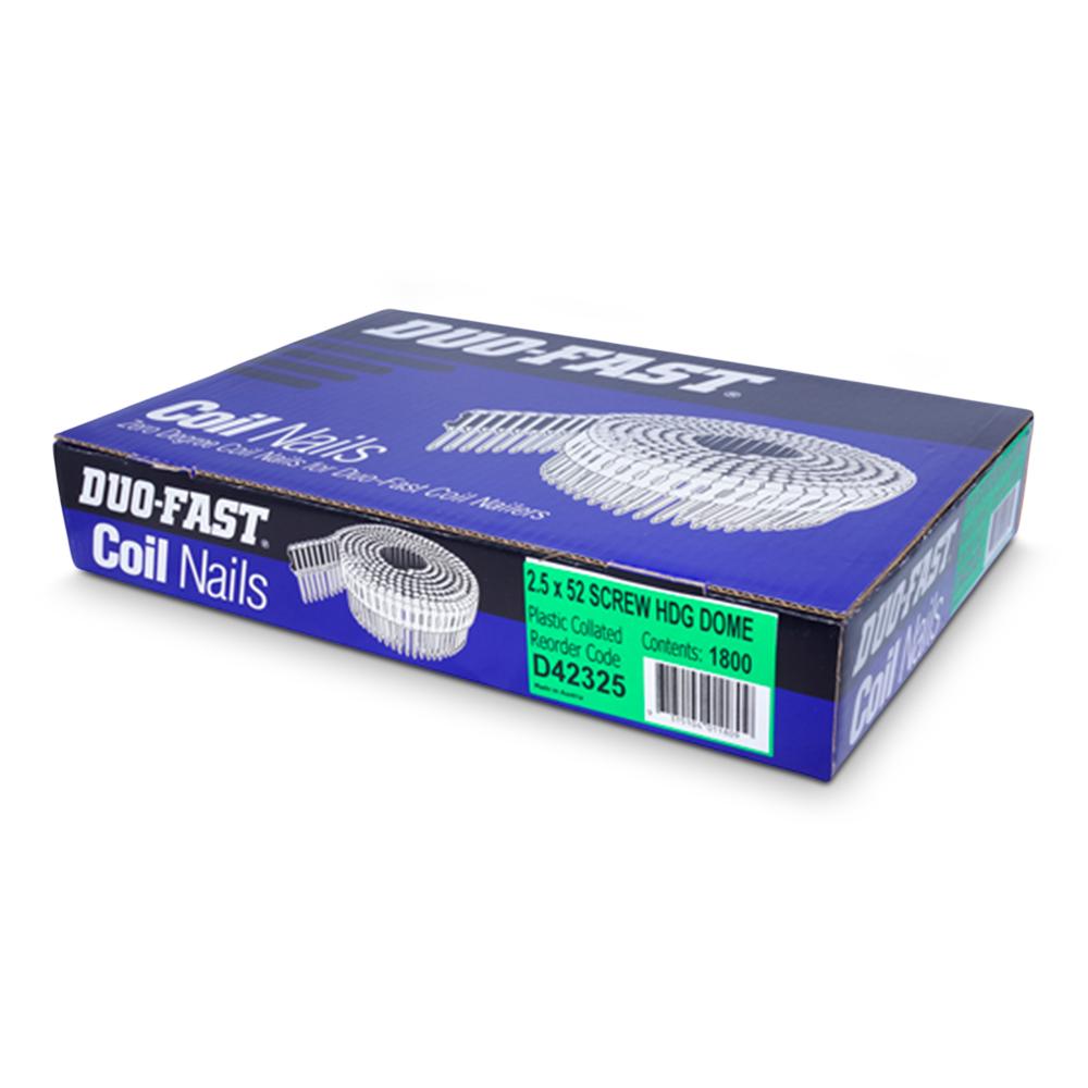 Paslode Duo-Fast 52 x 2.5 Screw HDG Coil Nails