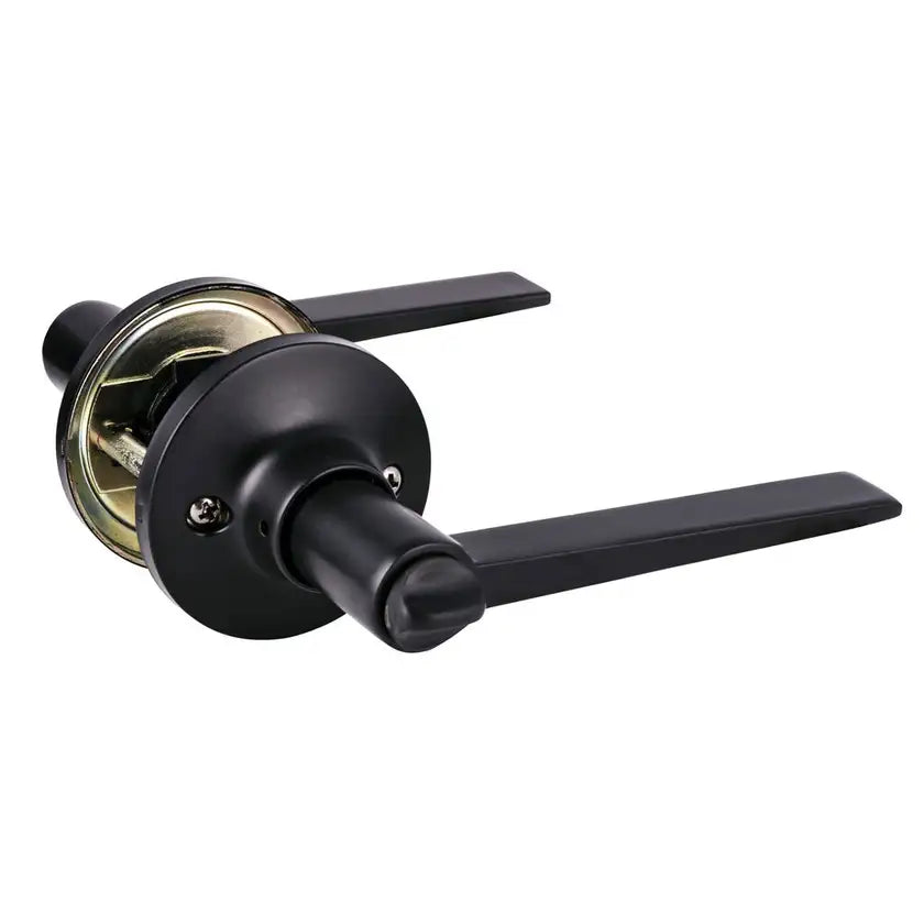 Door Handles Black Builderlock Privacy Lever