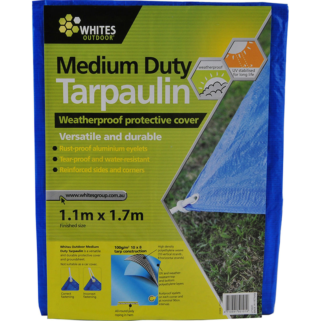 Tarp Super Blue 1.7x2.3m 6x8