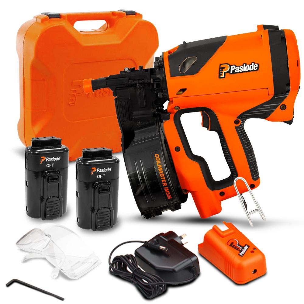 Paslode IM50S Impulse Coil Master Nail Gun Combo Kit