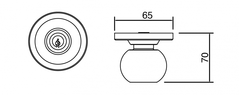 Door Handles Black Builderlock Entrance Knob