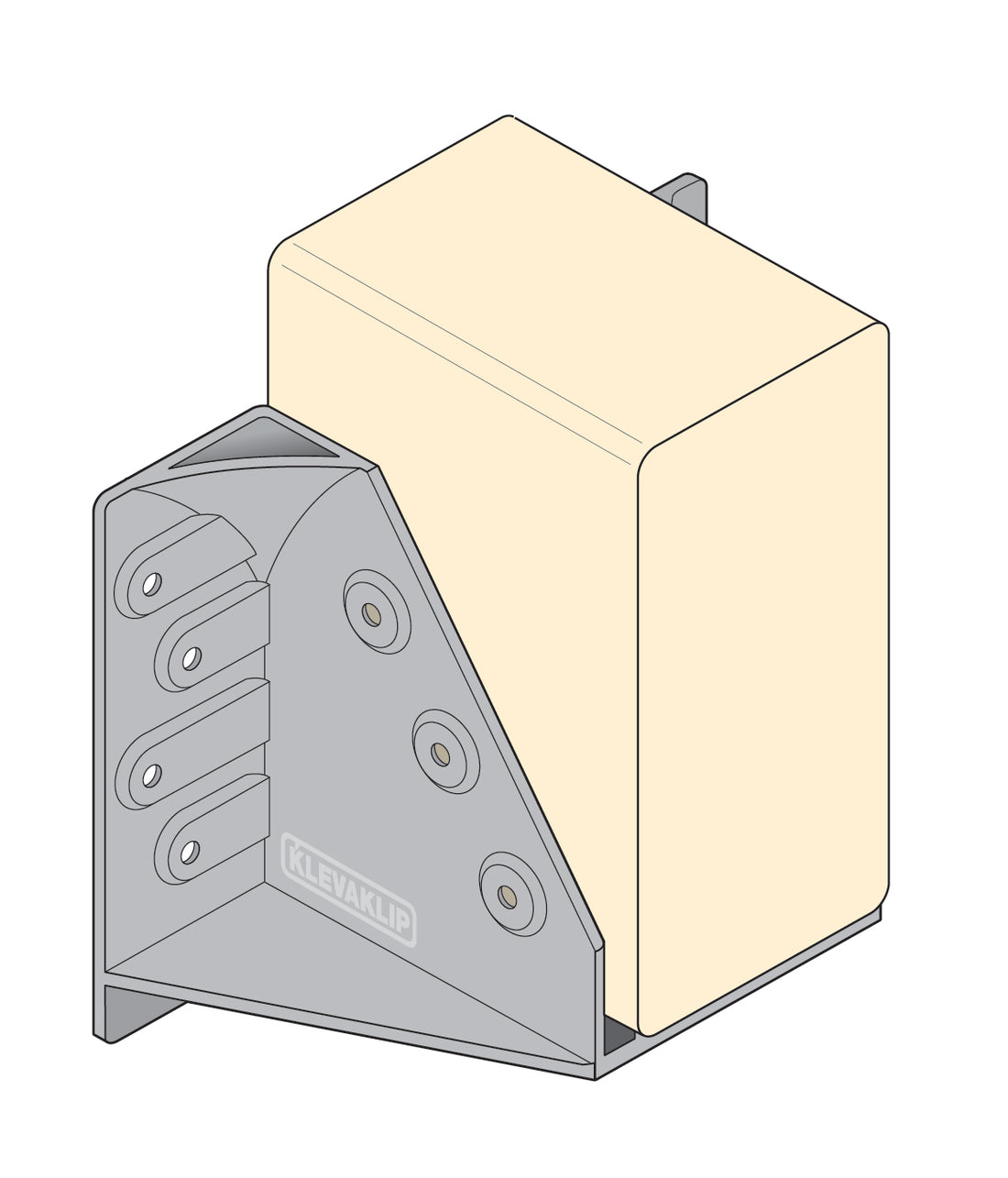 Canterbury Timber KLEVA KLIP JOIST HANGER 140mm X 45mm 833896