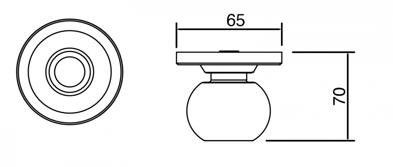 Door Handles Black Builderlock Passage Knob