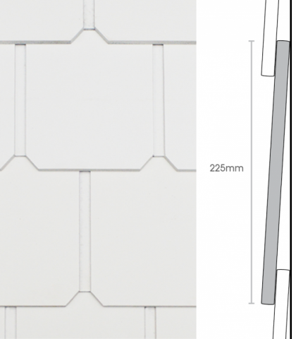 Canterbury Timber Weathertex Classic Smooth Wall Shingles 225 x 9.5 x 1195mm