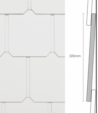 Canterbury Timber Weathertex Classic Smooth Wall Shingles 225 x 9.5 x 1195mm