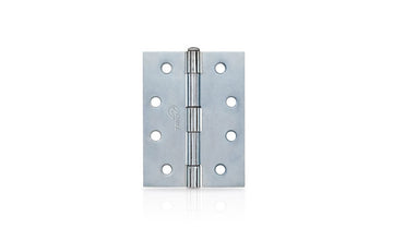 Light & Narrow Zinc Plated 100x75x1.6 Fixed Pin Butt Hinge