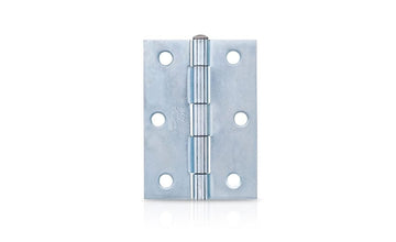 Light & Narrow Zinc Plated 85x60x1.6 Fixed Pin Butt Hinge