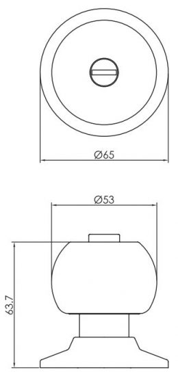 Door Handles Satin Stainless Steel Privacy Knob