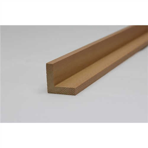 Canterbury Timber Western Red Cedar Corner Angle - 30 x 30 mm - Per Metre