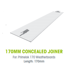 Buy Weathertex 170mm Concealed Joiners  - Pack of 25 Online at Canterbury Timber