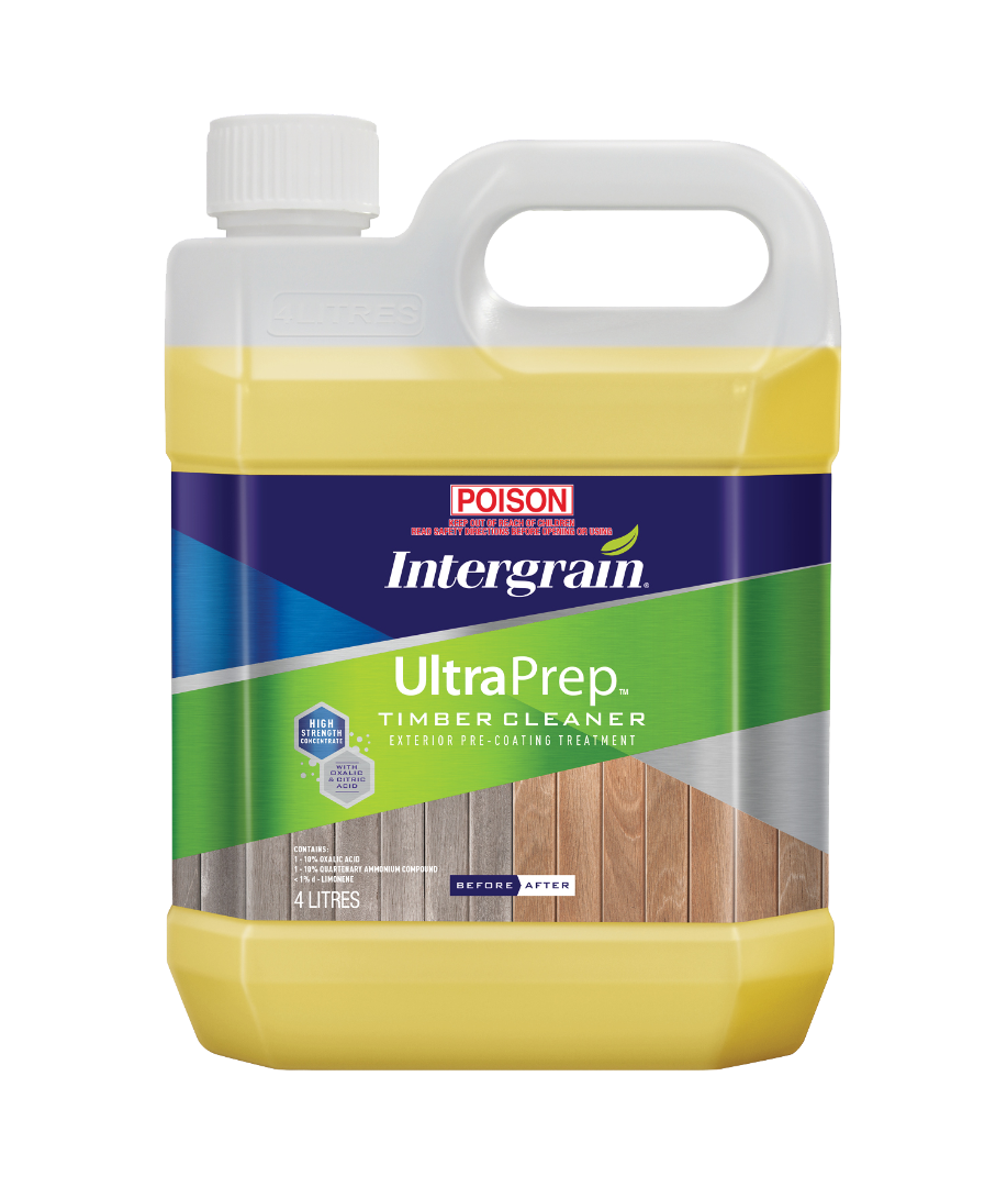 Canterbury Timber Buy Timber Online  Intergrain UltraPrep Timber Cleaner 4 Litre