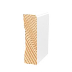 Canterbury Timber Primed Pine F/J Pencil Round Skirting Moulding 90 x 18 x 5.4m