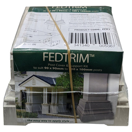 Fedtrim Post Cover & Support Kit For 90mm to 100mm Post