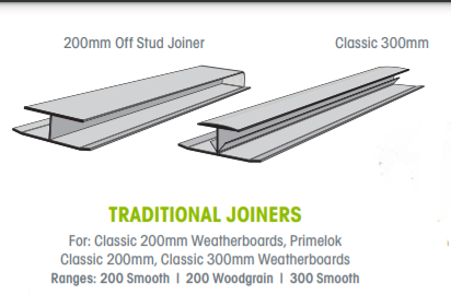 Buy Weathertex 200mm Off Stud Joiner Woodgrain - Pack of 25 Online at Canterbury Timber