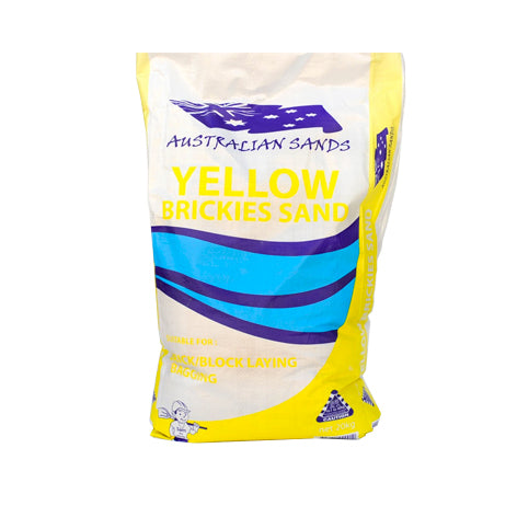 Yellow Brickies Sand 20kg Bag  Buy Online at Canterbury Timber